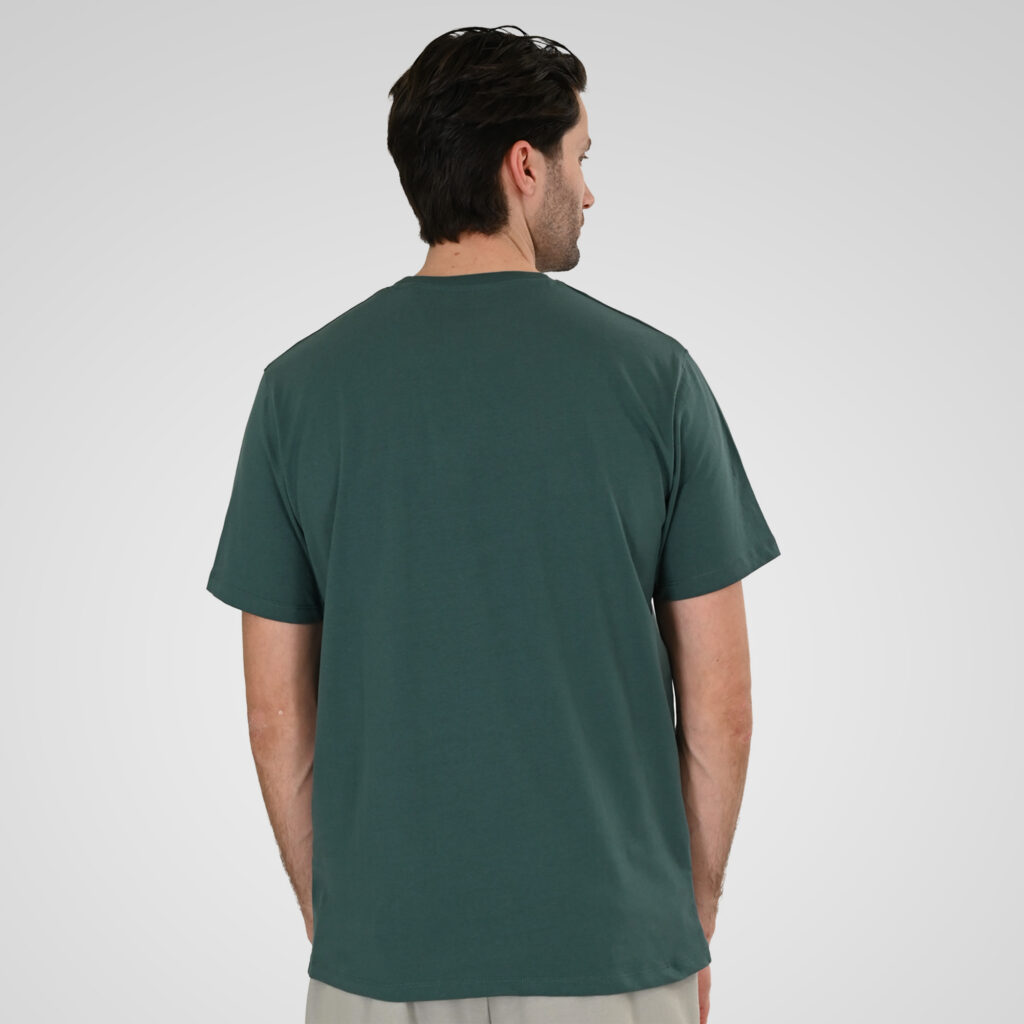 261TS-9122 T-SHIRT WITH DOUBLE PRESSED PRINT PESTO