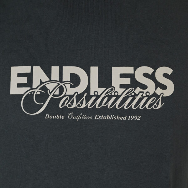 261TS-9122 T-SHIRT WITH DOUBLE PRESSED PRINT SHADOW GREY