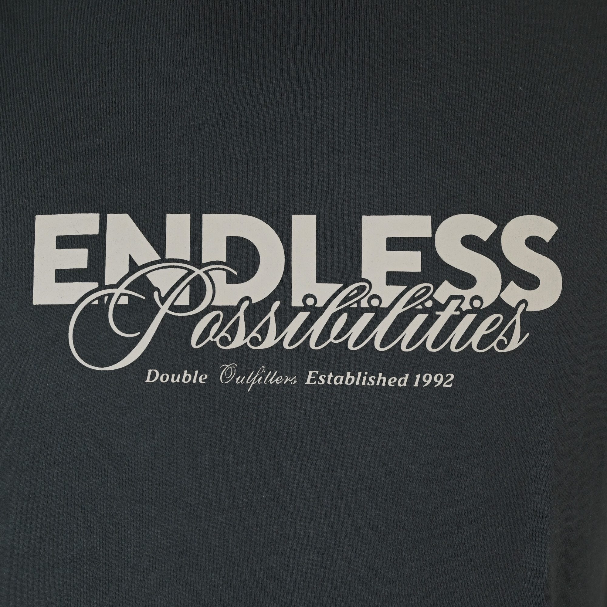 261TS-9122 T-SHIRT WITH DOUBLE PRESSED PRINT SHADOW GREY - Image 5