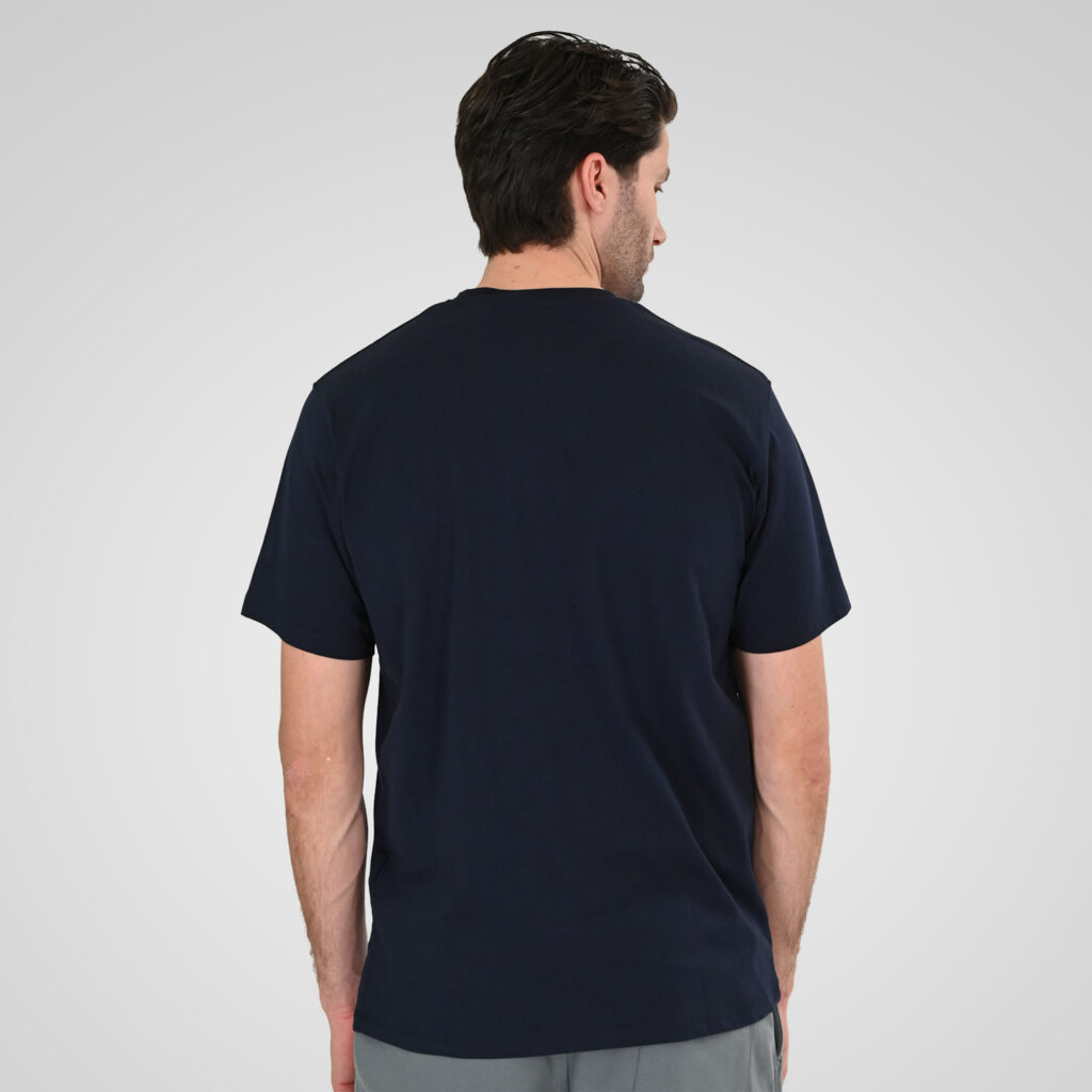 261TS-9122 T-SHIRT WITH DOUBLE PRESSED PRINT NAVY