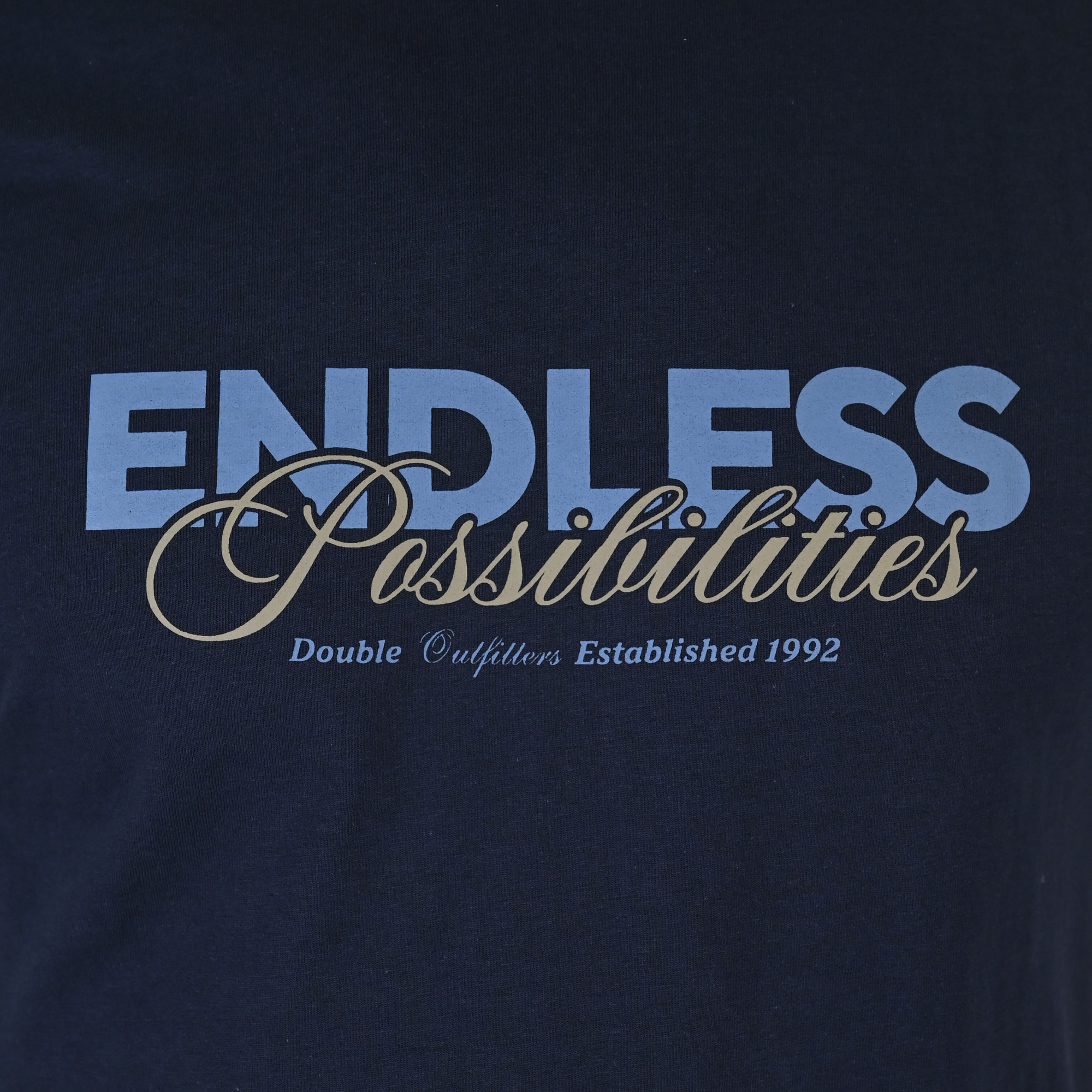 261TS-9122 T-SHIRT WITH DOUBLE PRESSED PRINT NAVY - Image 5