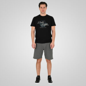 261TS-9123 T-SHIRT WITH HIGH DENSITY PRINT BLACK