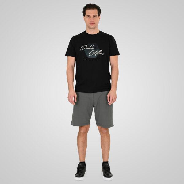 261TS-9123 T-SHIRT WITH HIGH DENSITY PRINT BLACK