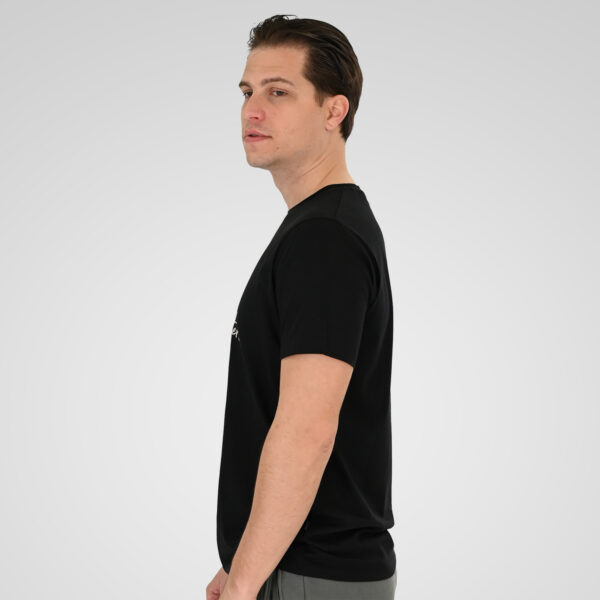 261TS-9123 T-SHIRT WITH HIGH DENSITY PRINT BLACK