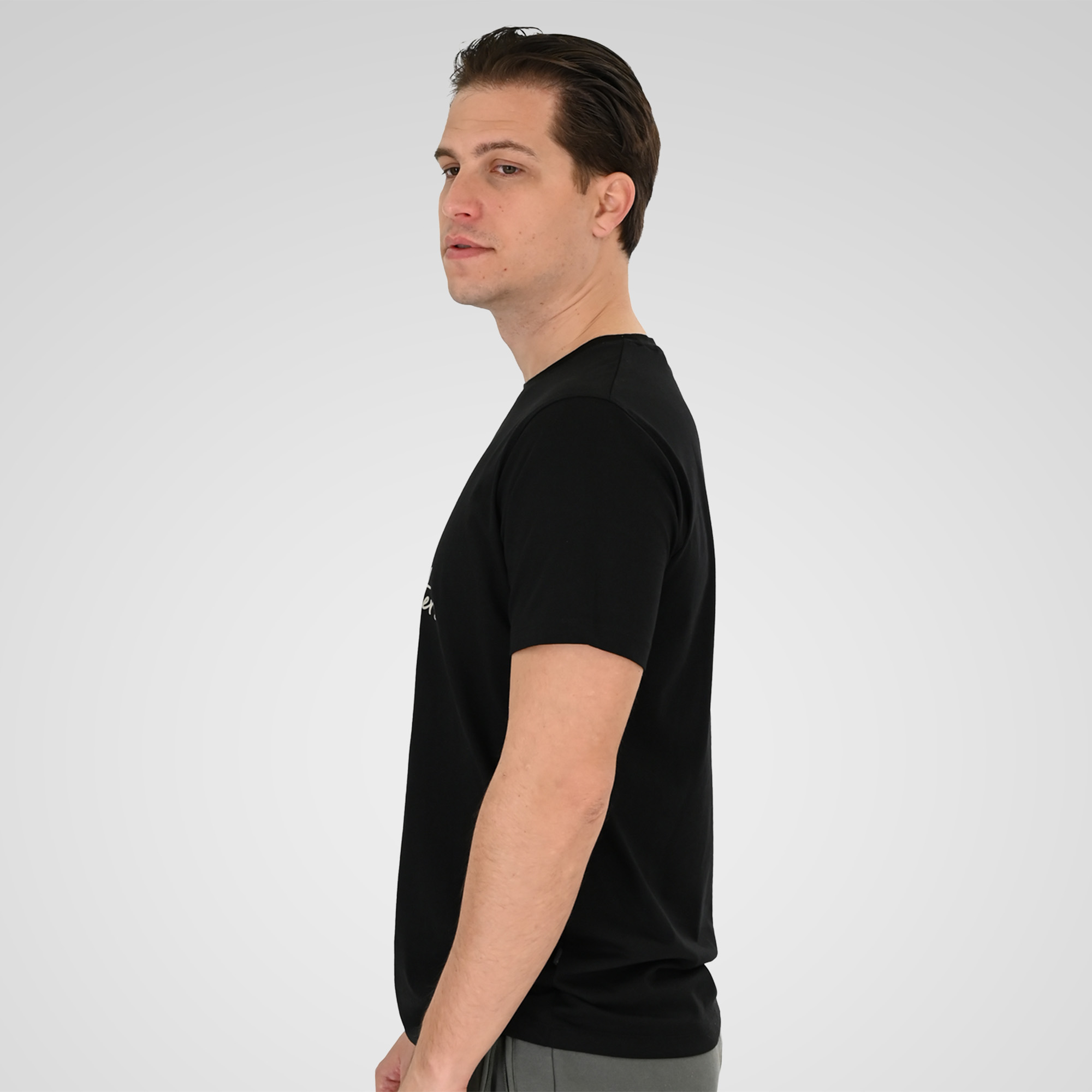 261TS-9123 T-SHIRT WITH HIGH DENSITY PRINT BLACK - Image 3