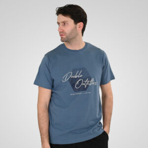 261TS-9123 T-SHIRT WITH HIGH DENSITY PRINT DUSTY BLUE