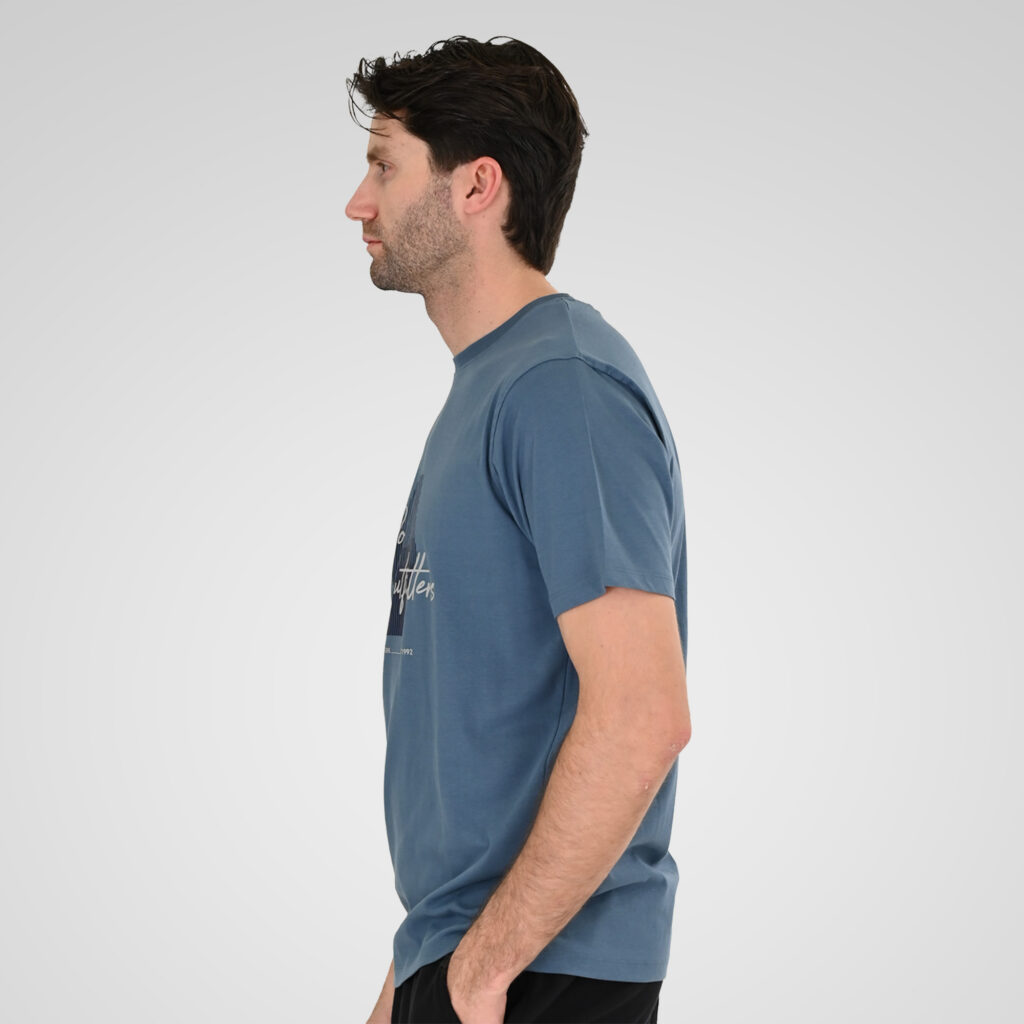 261TS-9123 T-SHIRT WITH HIGH DENSITY PRINT DUSTY BLUE