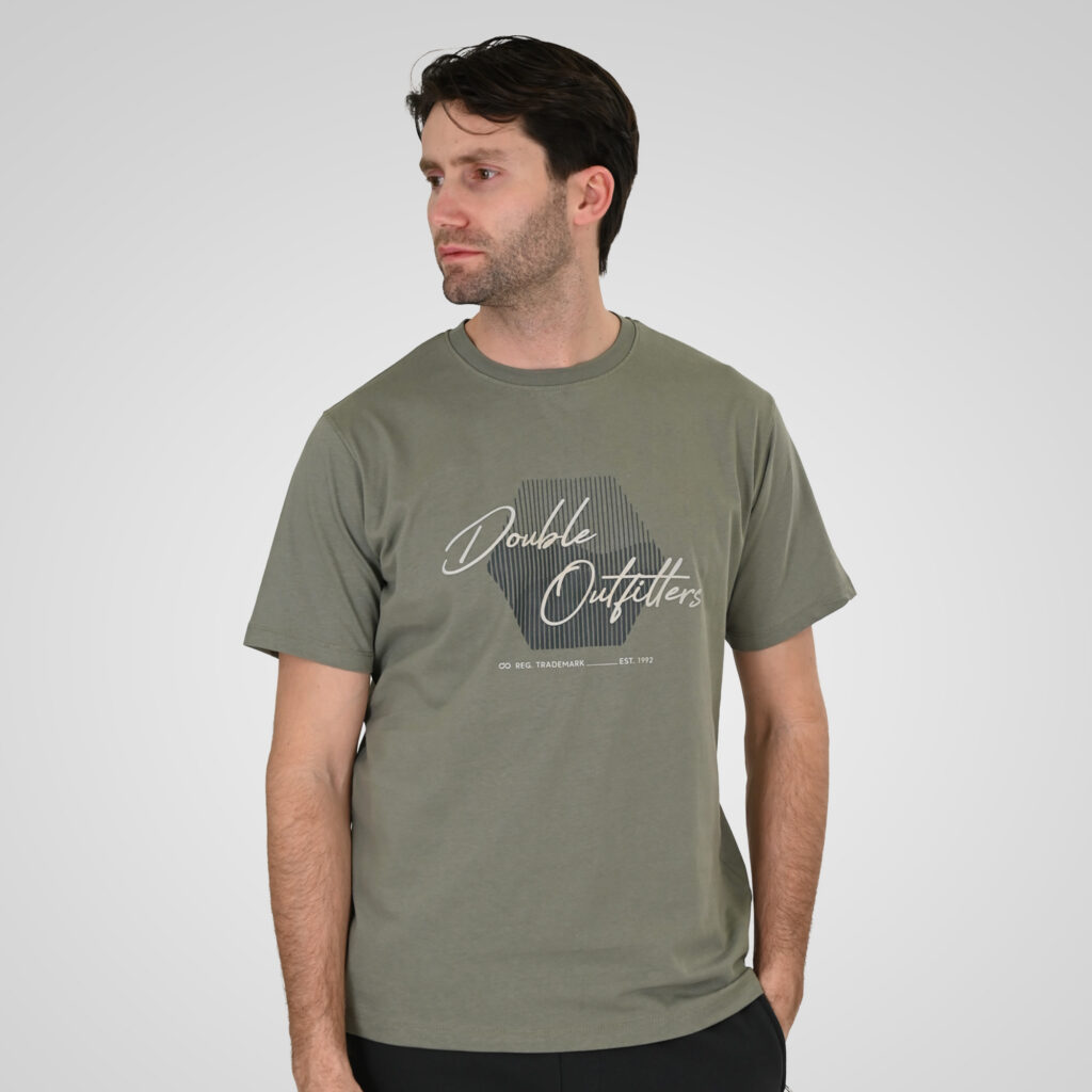 261TS-9123 T-SHIRT WITH HIGH DENSITY PRINT AGAVE GREEN