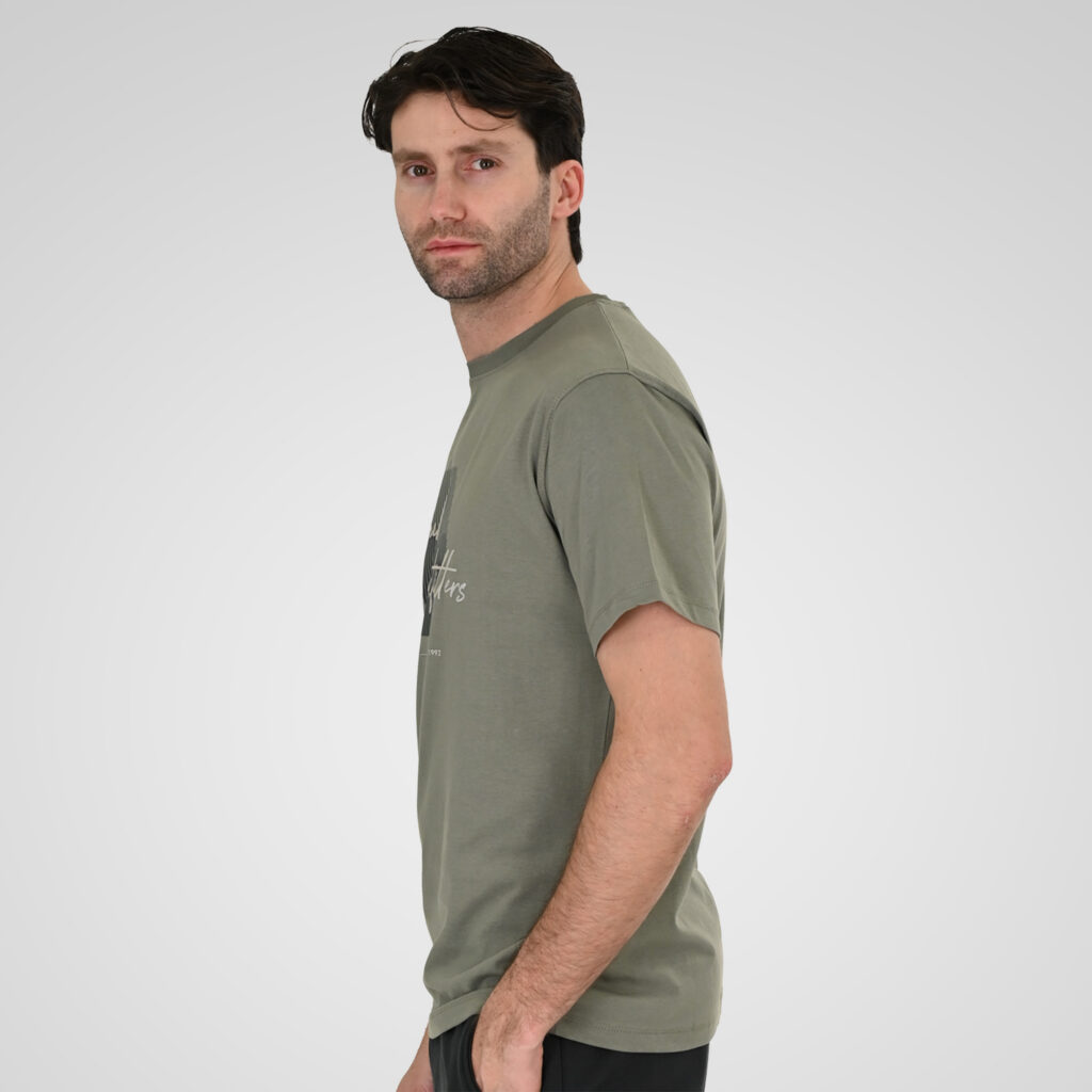 261TS-9123 T-SHIRT WITH HIGH DENSITY PRINT AGAVE GREEN
