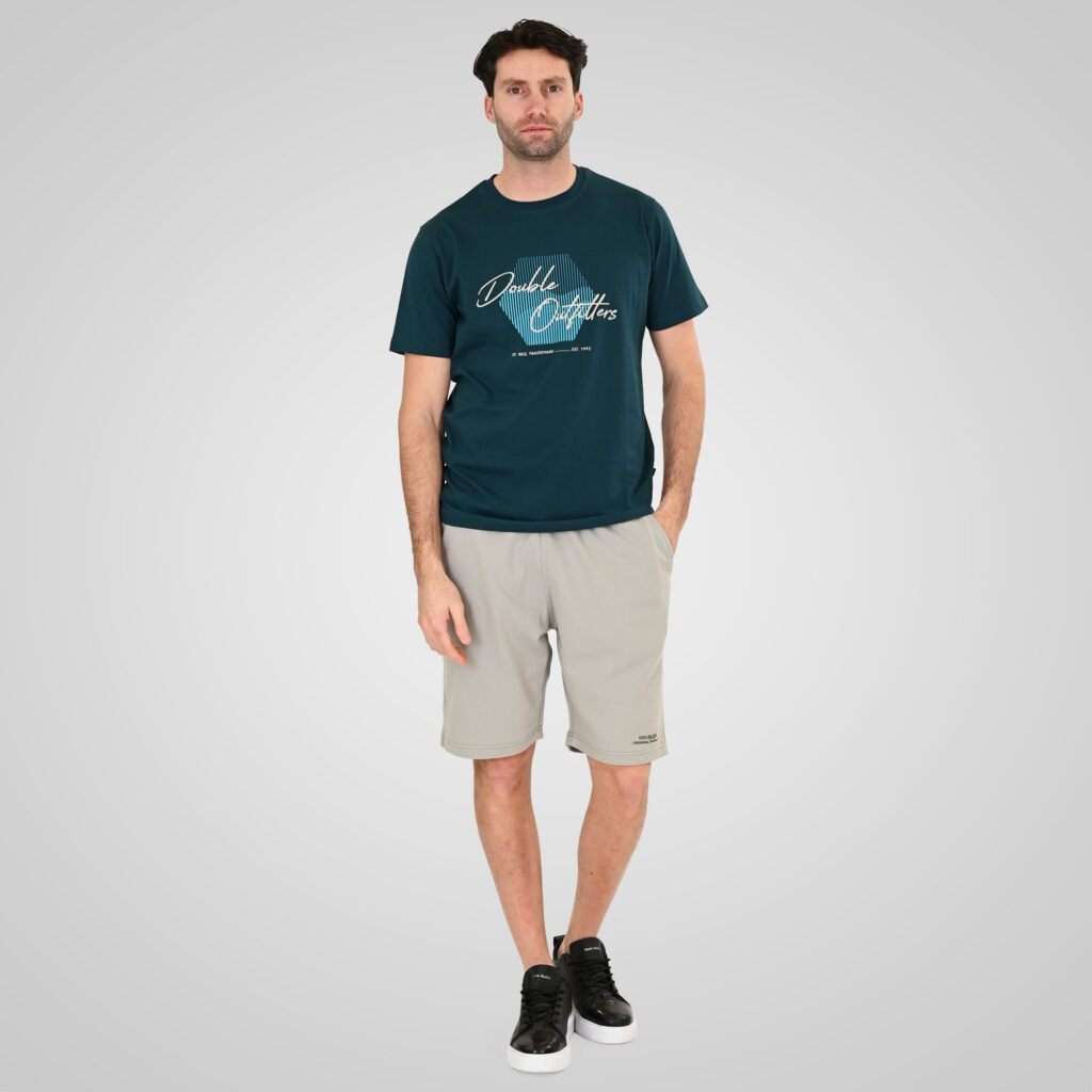 261TS-9123 T-SHIRT WITH HIGH DENSITY PRINT DEEP TEAL
