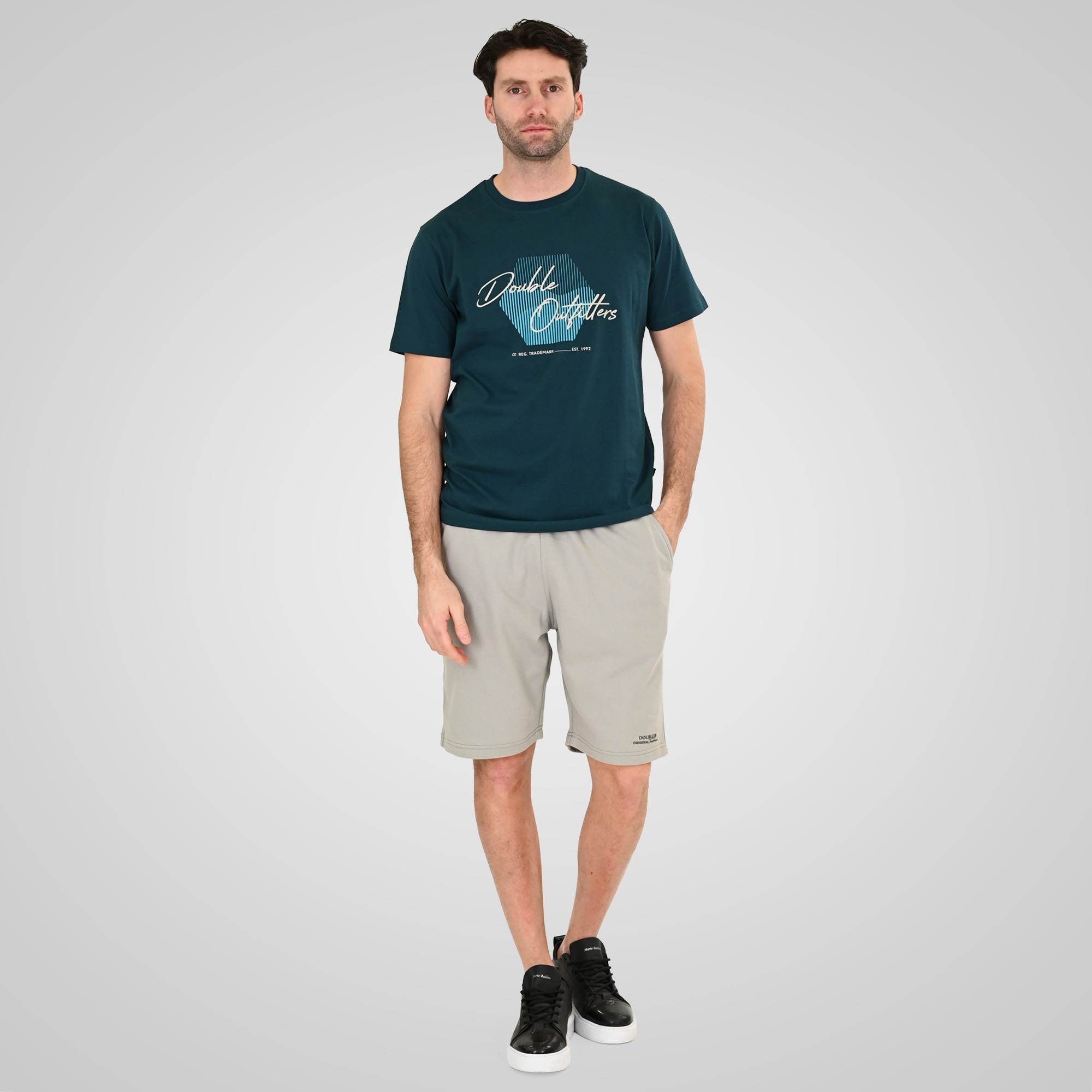 261TS-9123 T-SHIRT WITH HIGH DENSITY PRINT DEEP TEAL - Image 2