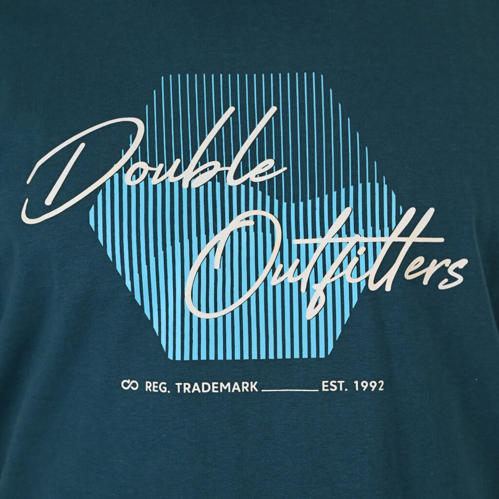 261TS-9123 T-SHIRT WITH HIGH DENSITY PRINT DEEP TEAL