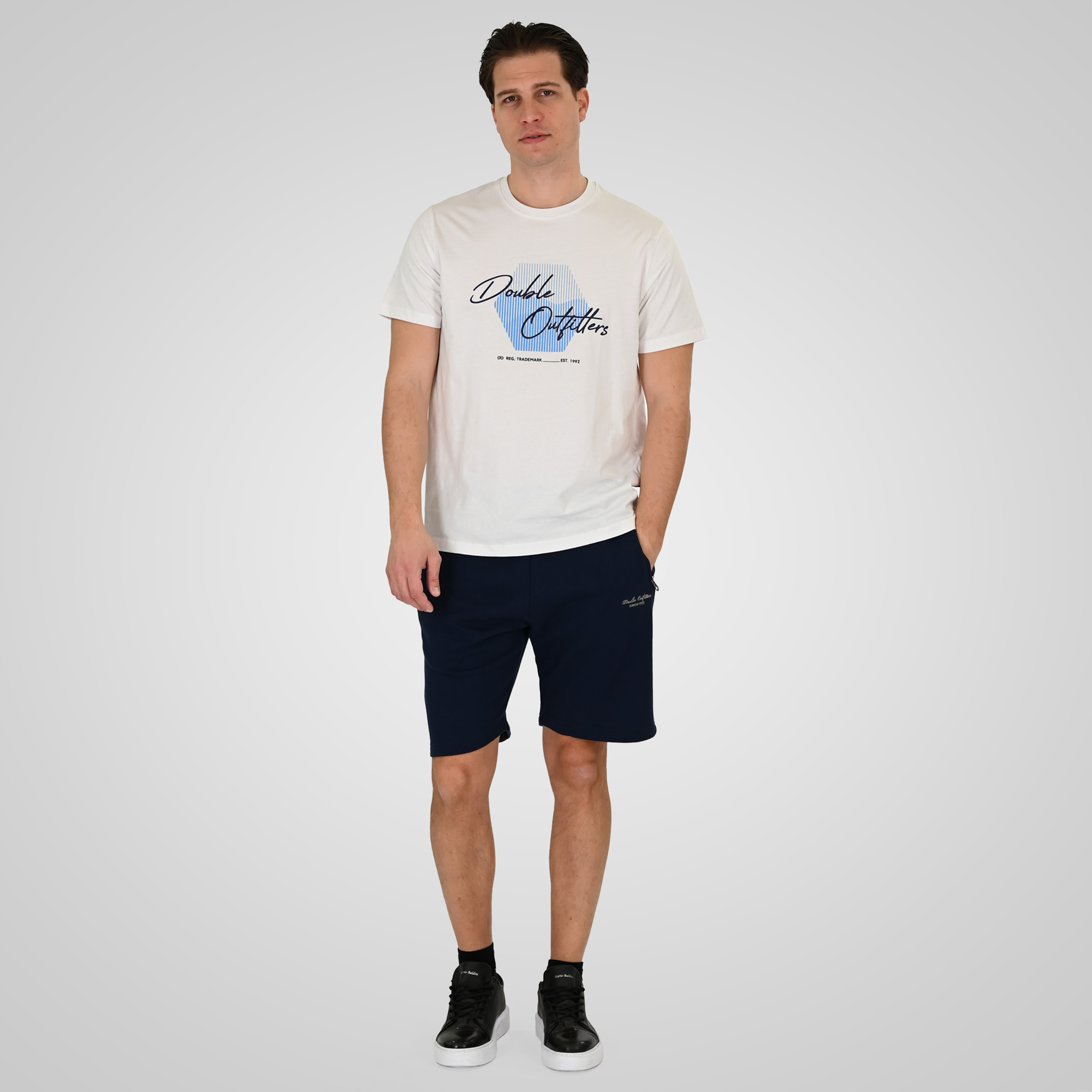 261TS-9123 T-SHIRT WITH HIGH DENSITY PRINT WHITE - Image 2