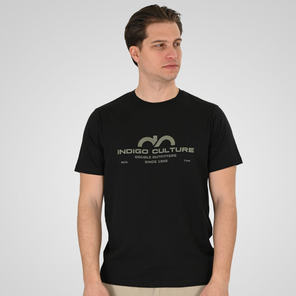 261TS-9124 T-SHIRT WITH HIGH DENSITY PRINT BLACK