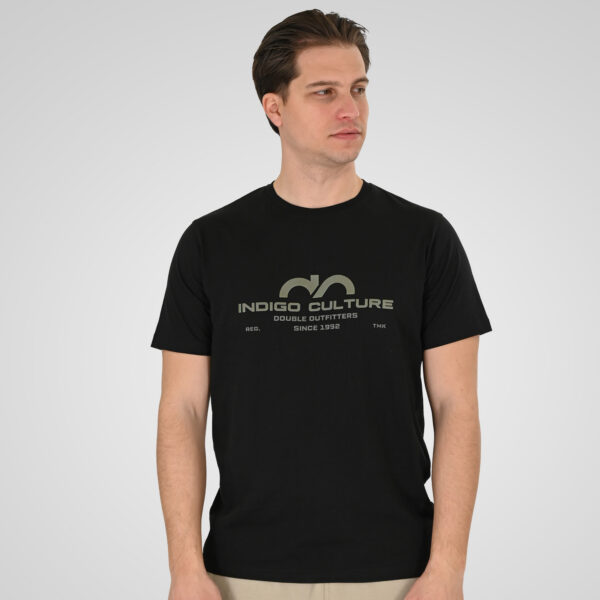 261TS-9124 T-SHIRT WITH HIGH DENSITY PRINT BLACK