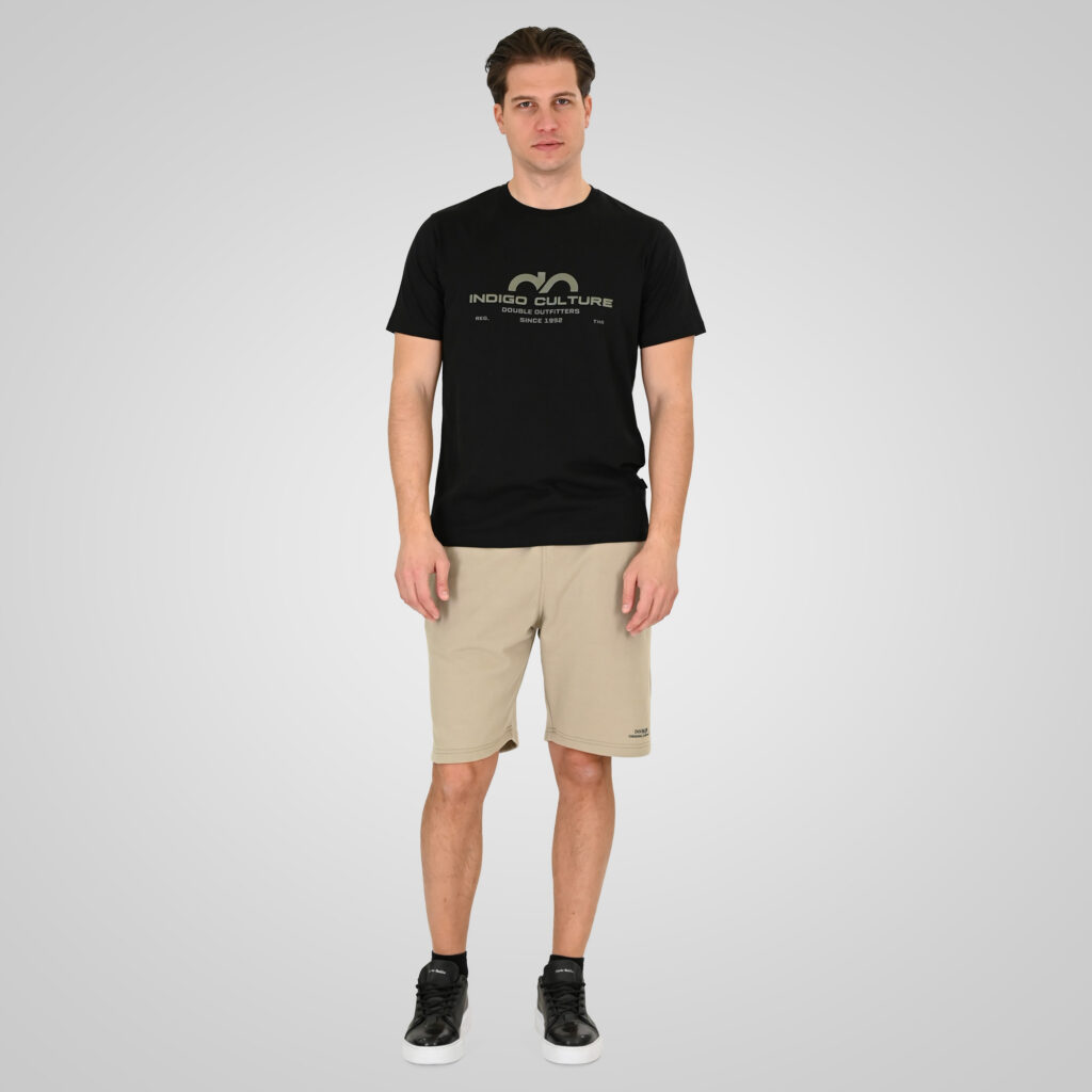 261TS-9124 T-SHIRT WITH HIGH DENSITY PRINT BLACK