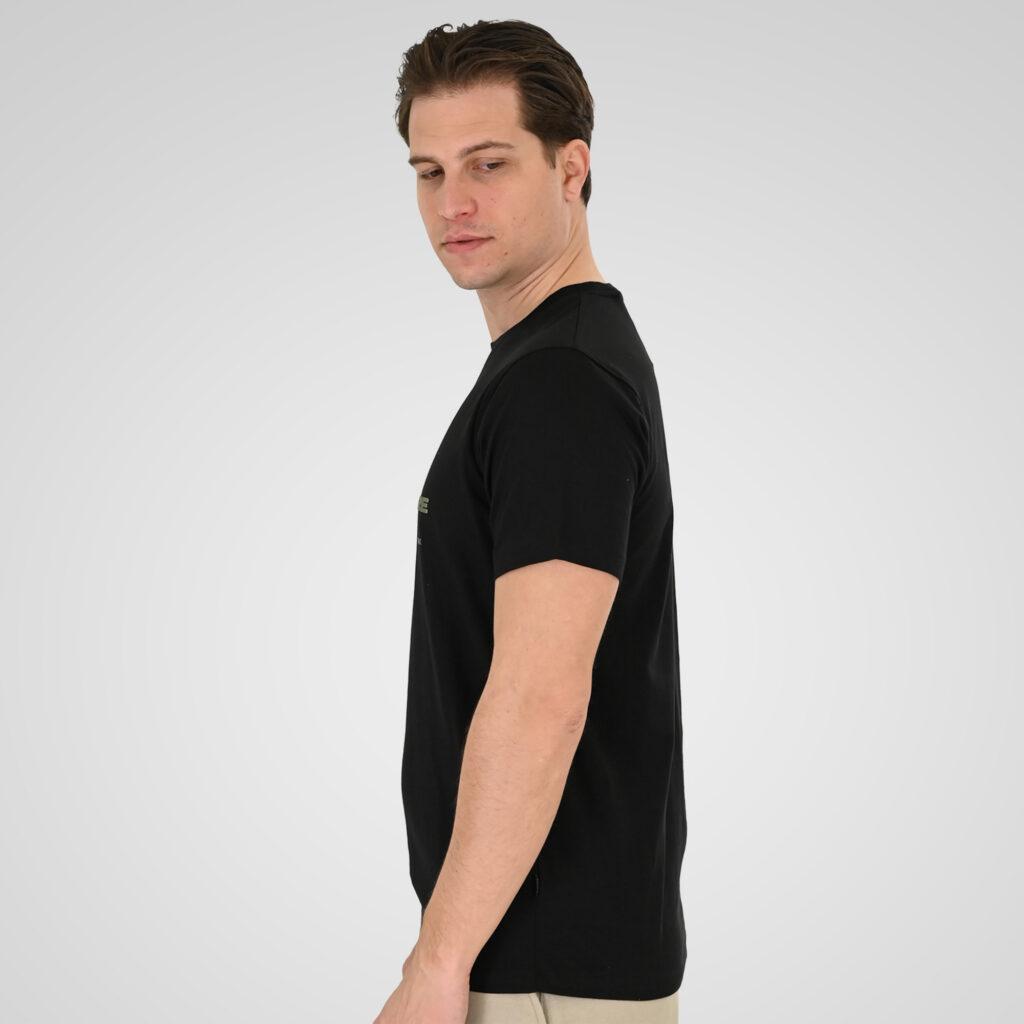 261TS-9124 T-SHIRT WITH HIGH DENSITY PRINT BLACK