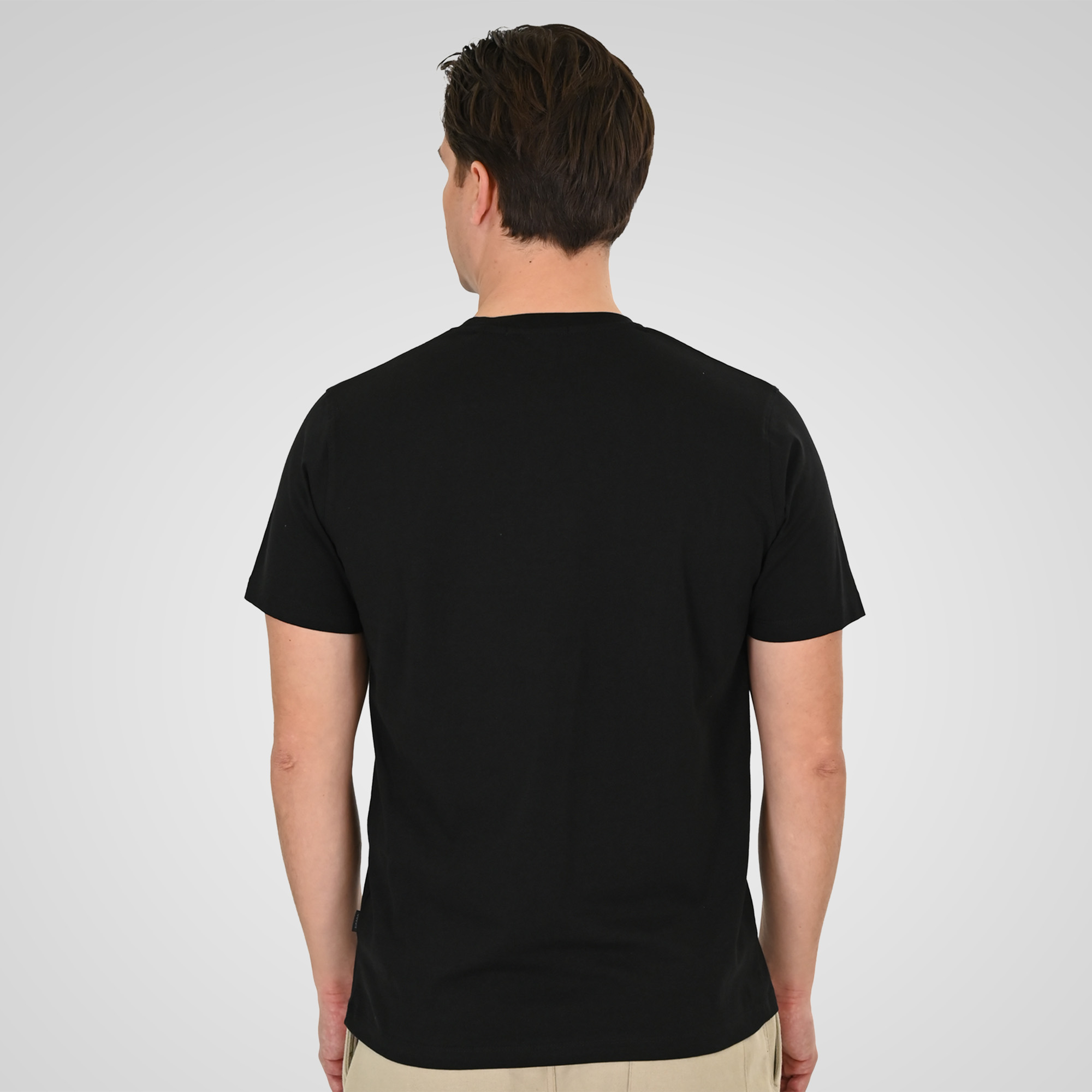 261TS-9124 T-SHIRT WITH HIGH DENSITY PRINT BLACK - Image 4