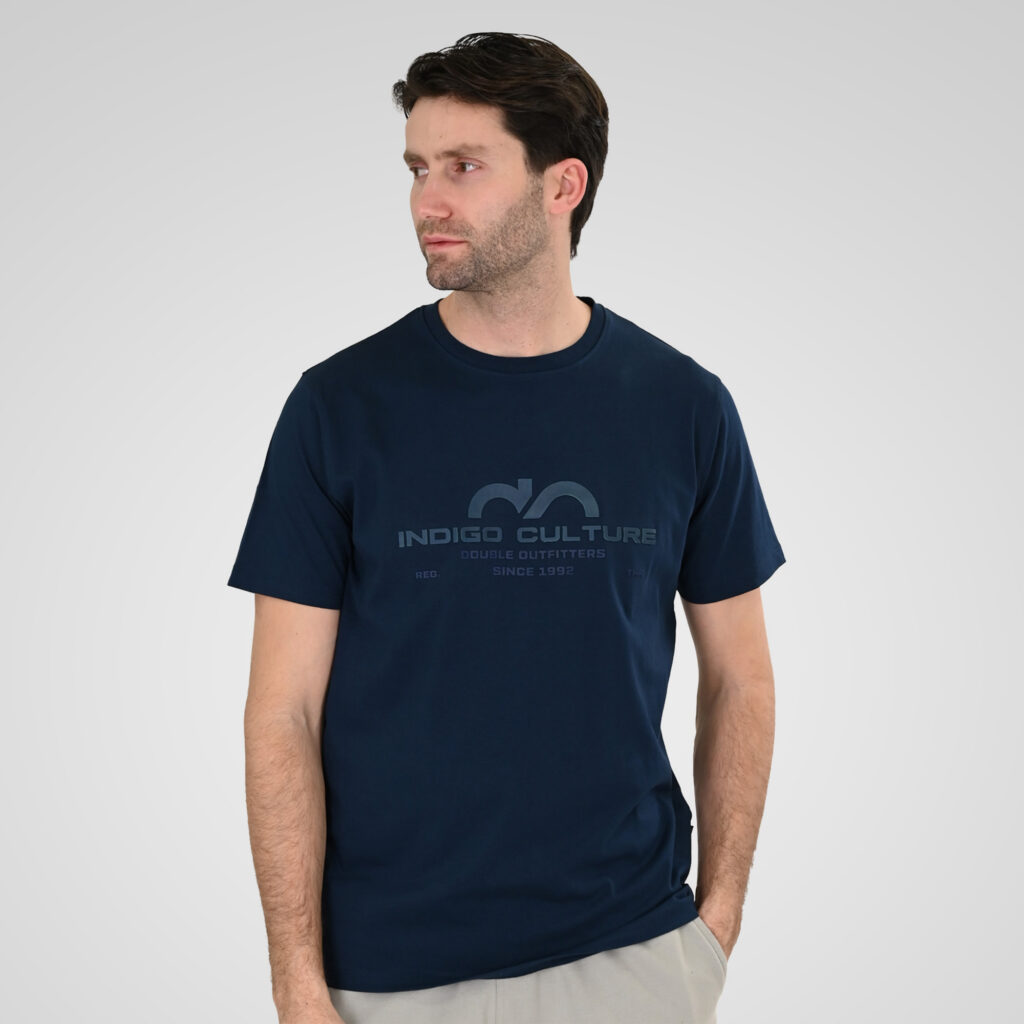 261TS-9124 T-SHIRT WITH HIGH DENSITY PRINT DK BLUE