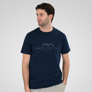 261TS-9124 T-SHIRT WITH HIGH DENSITY PRINT DK BLUE