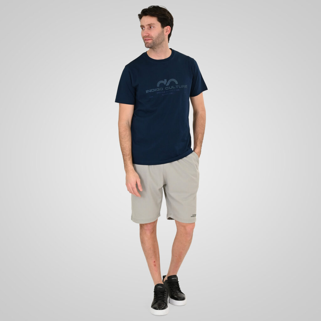 261TS-9124 T-SHIRT WITH HIGH DENSITY PRINT DK BLUE