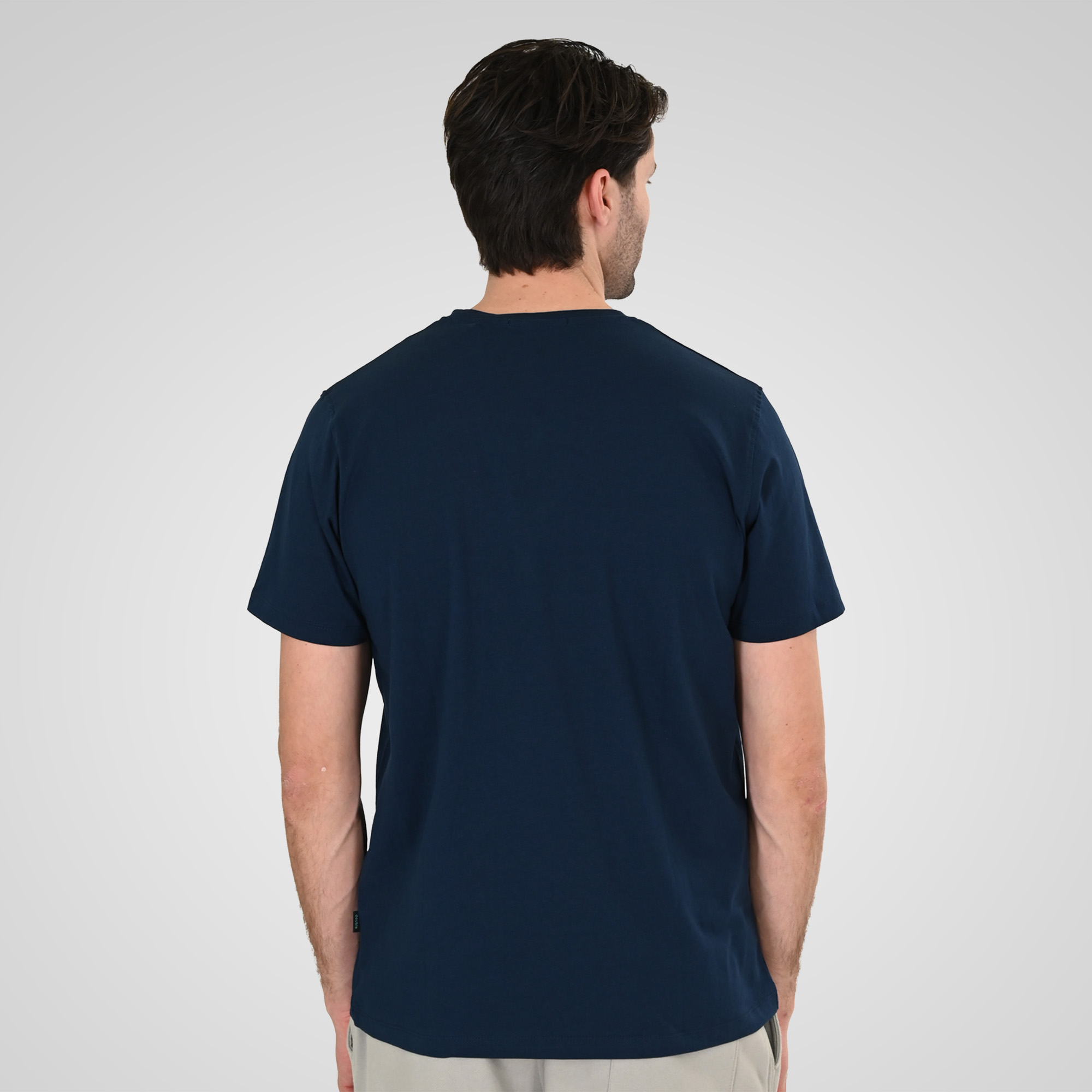 261TS-9124 T-SHIRT WITH HIGH DENSITY PRINT DK BLUE - Image 4