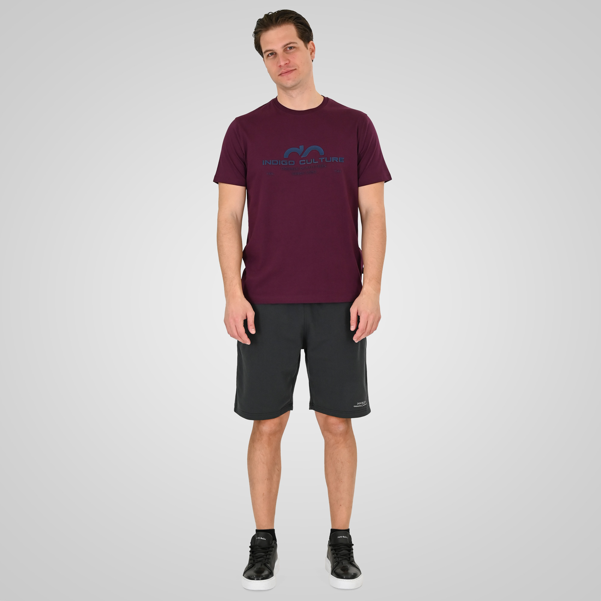 261TS-9124 T-SHIRT WITH HIGH DENSITY PRINT DK RASPBERRY - Image 2