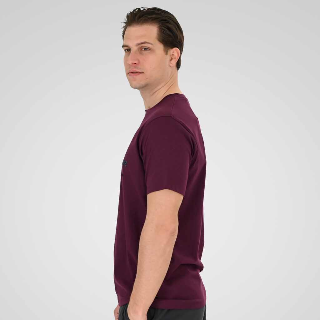 261TS-9124 T-SHIRT WITH HIGH DENSITY PRINT DK RASPBERRY
