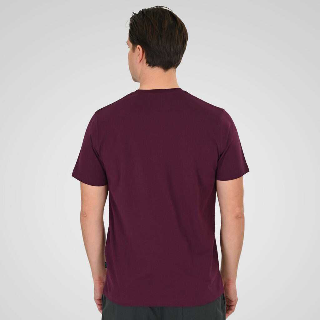 261TS-9124 T-SHIRT WITH HIGH DENSITY PRINT DK RASPBERRY