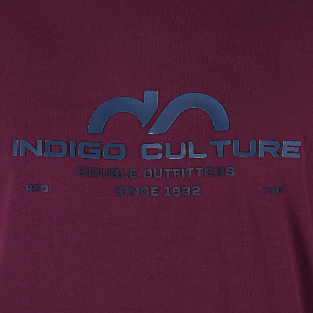 261TS-9124 T-SHIRT WITH HIGH DENSITY PRINT DK RASPBERRY