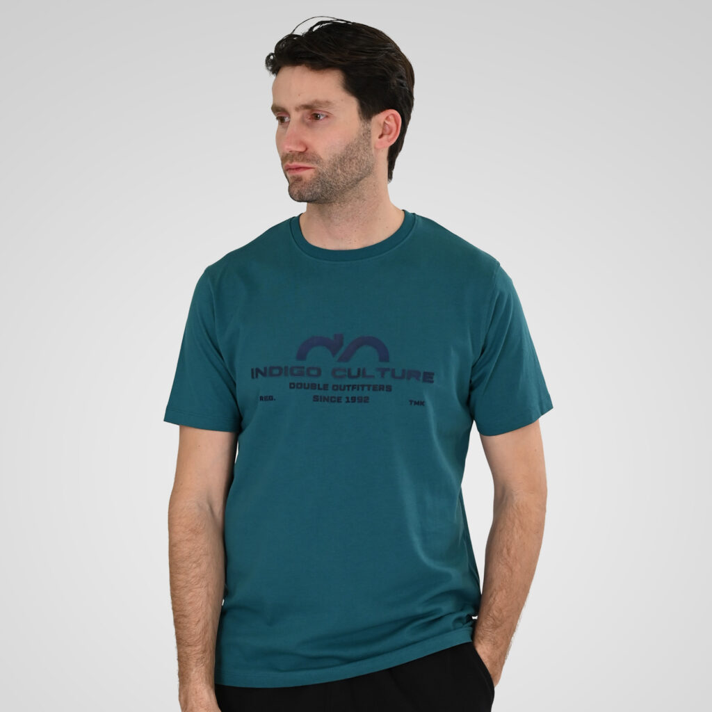 261TS-9124 T-SHIRT WITH HIGH DENSITY PRINT JUNGLE GREEN