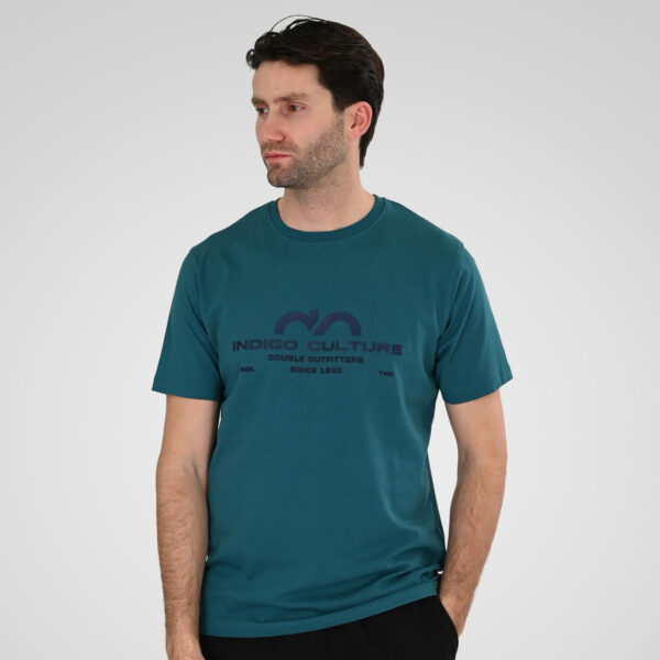 261TS-9124 T-SHIRT WITH HIGH DENSITY PRINT JUNGLE GREEN