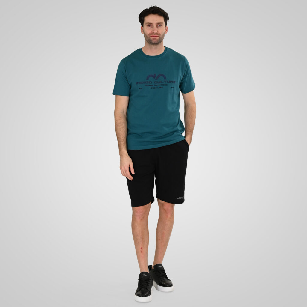 261TS-9124 T-SHIRT WITH HIGH DENSITY PRINT JUNGLE GREEN