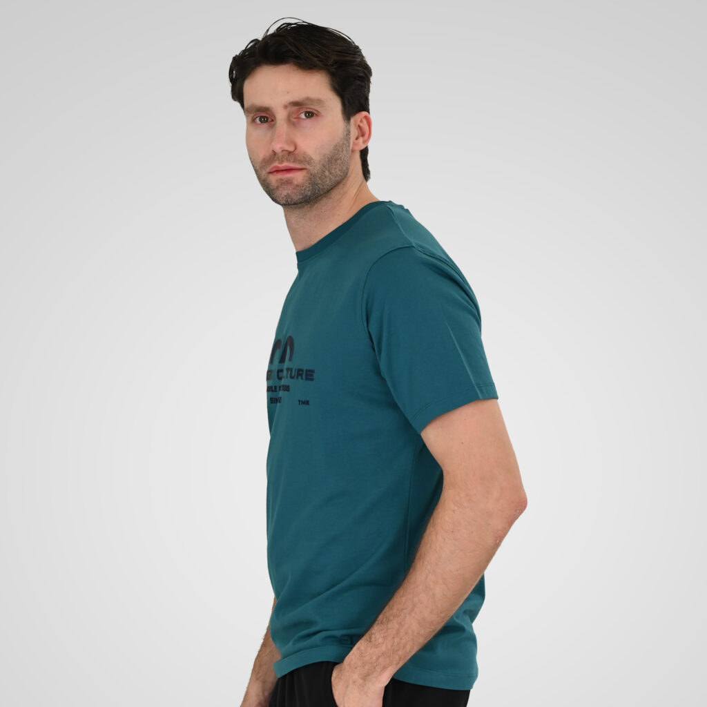 261TS-9124 T-SHIRT WITH HIGH DENSITY PRINT JUNGLE GREEN
