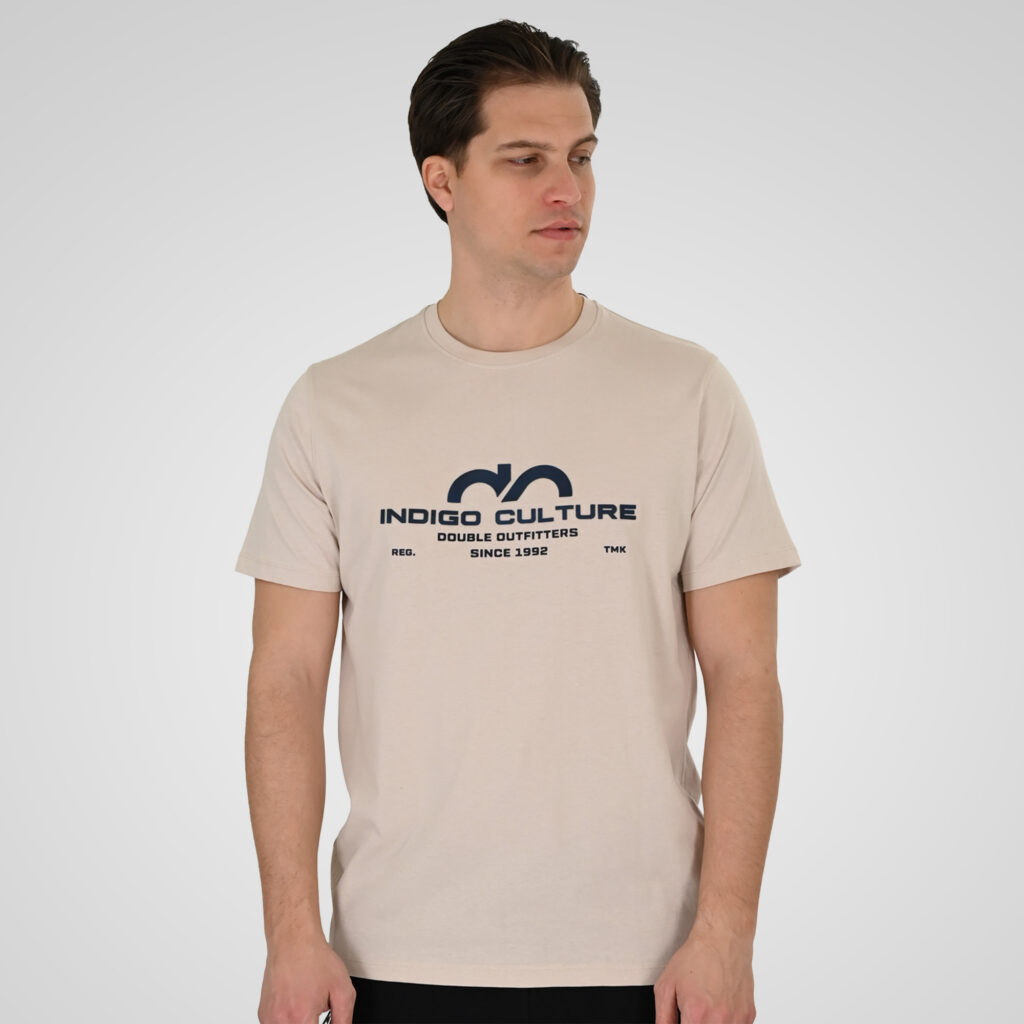 261TS-9124 T-SHIRT WITH HIGH DENSITY PRINT ICE GREY
