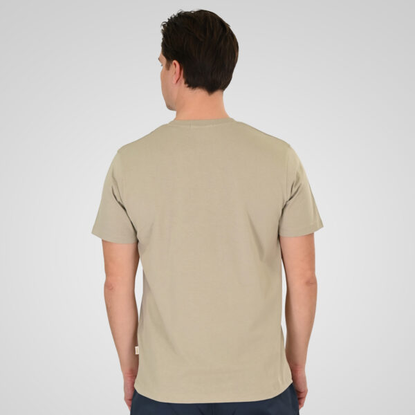 261TS-9125 T-SHIRT WITH DOUBLE PRESSED PRINT STONE BEIGE