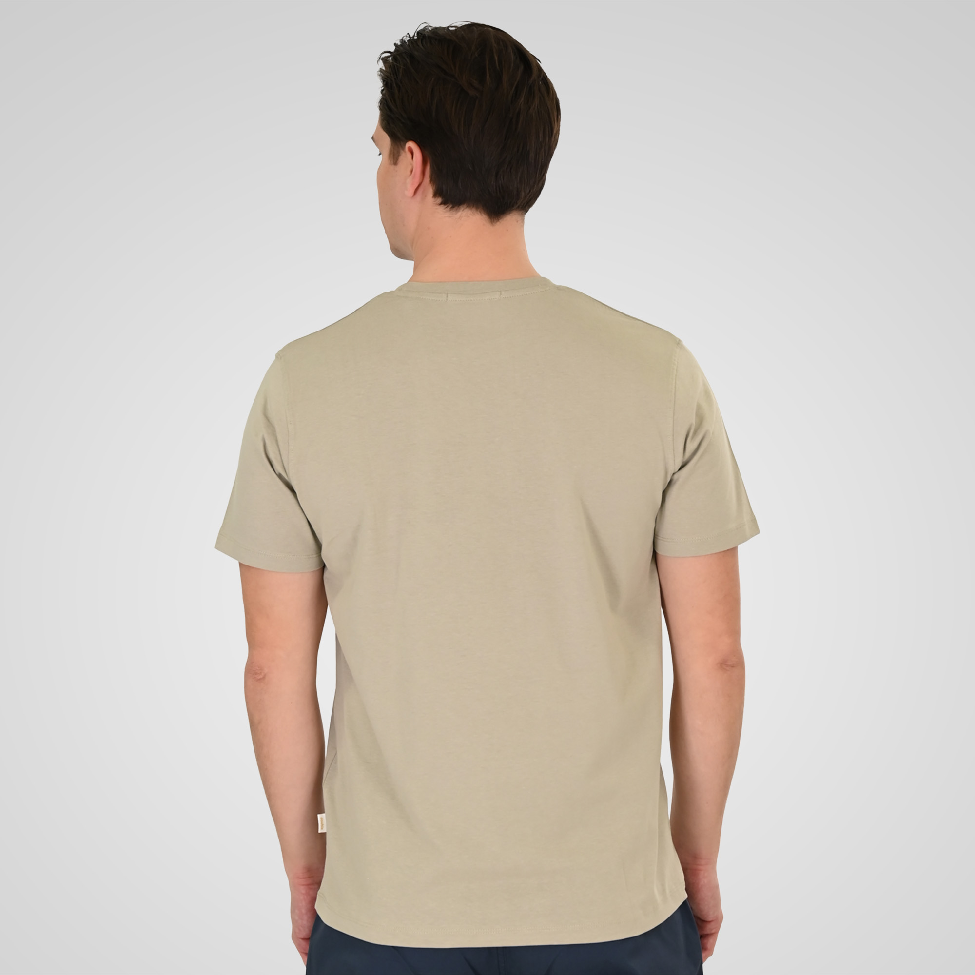 261TS-9125 T-SHIRT WITH DOUBLE PRESSED PRINT STONE BEIGE - Image 4