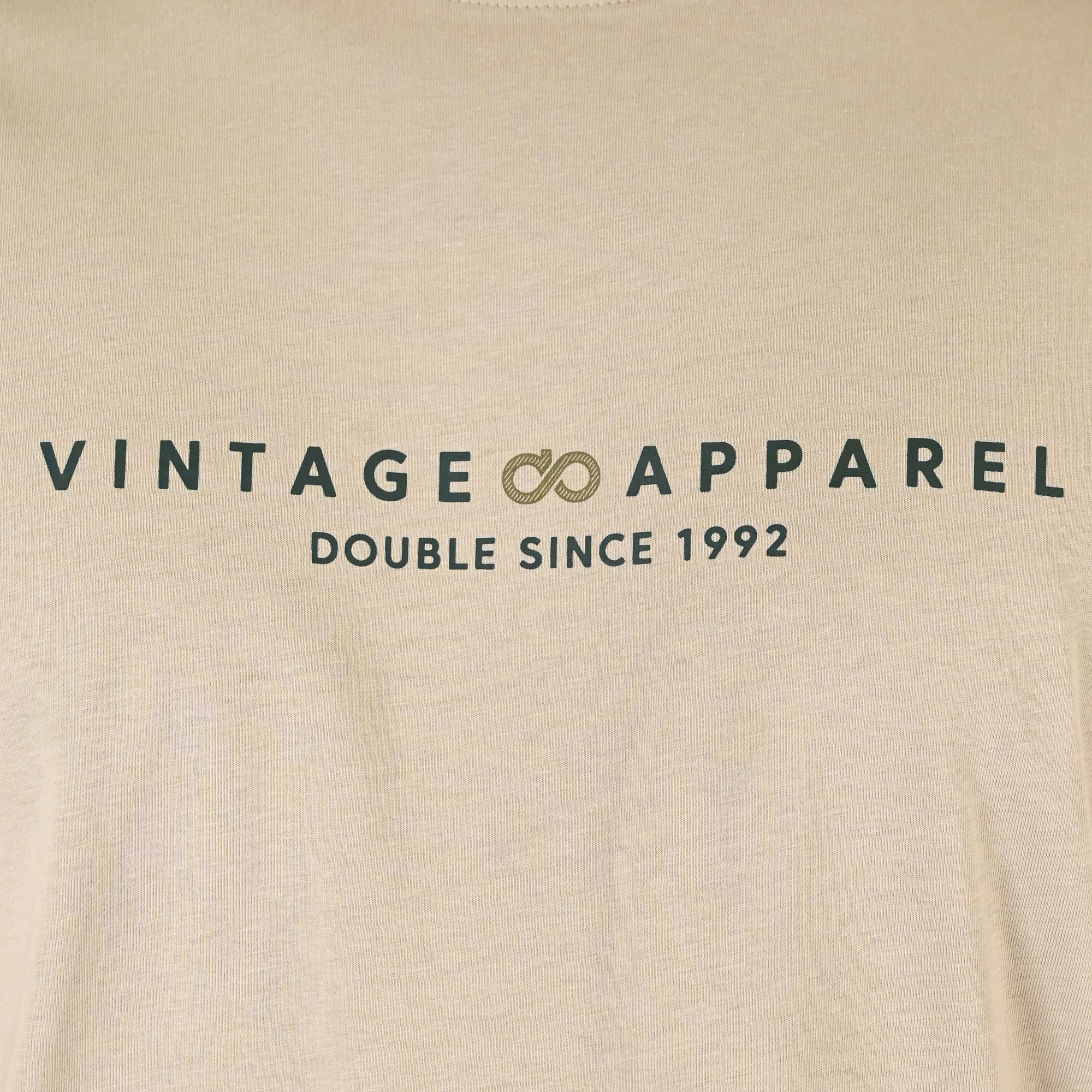 261TS-9125 T-SHIRT WITH DOUBLE PRESSED PRINT STONE BEIGE - Image 5