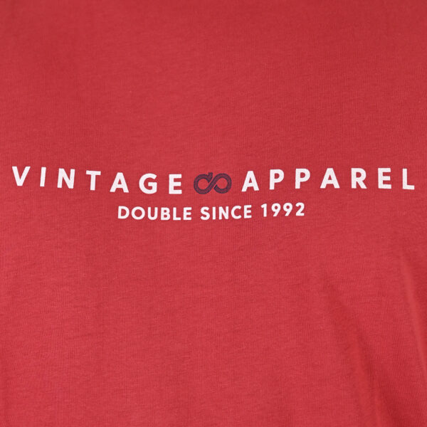 261TS-9125 T-SHIRT WITH DOUBLE PRESSED PRINT RED ROSE