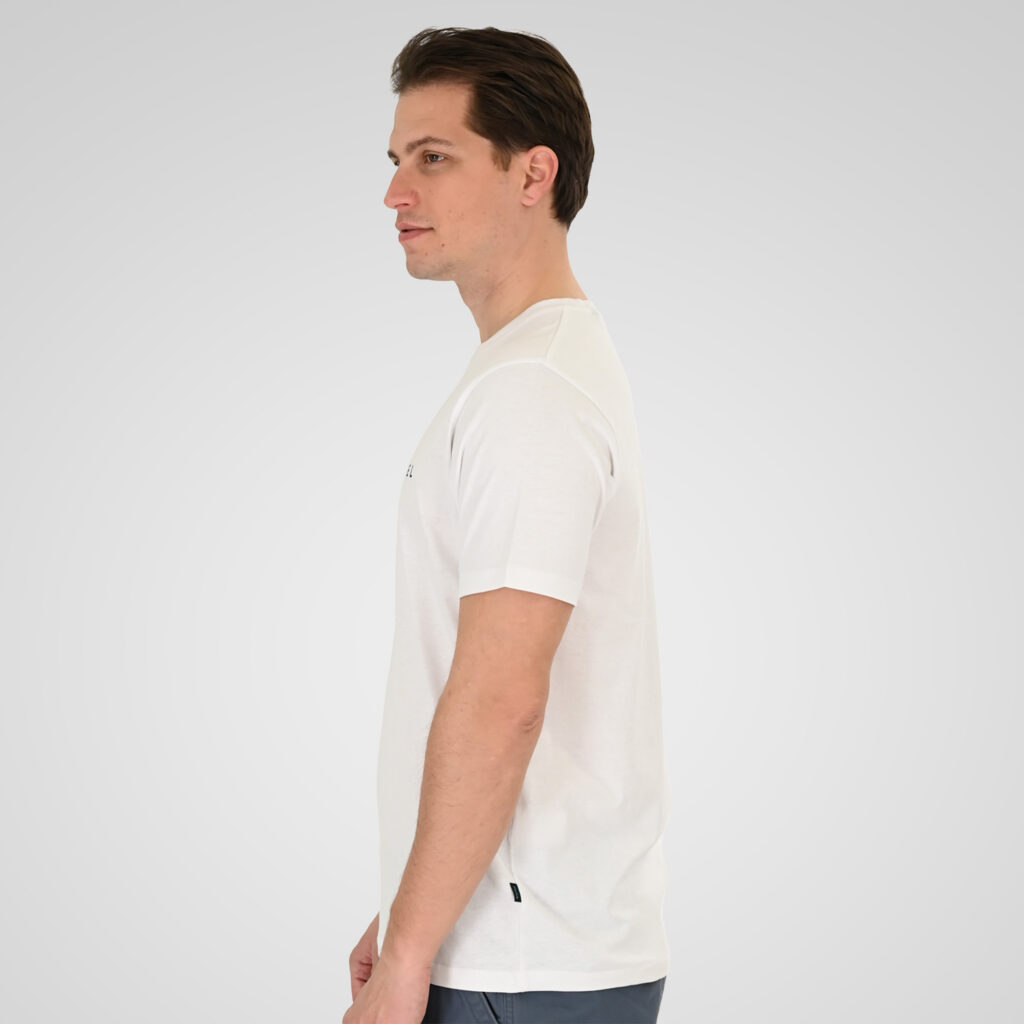 261TS-9125 T-SHIRT WITH DOUBLE PRESSED PRINT WHITE