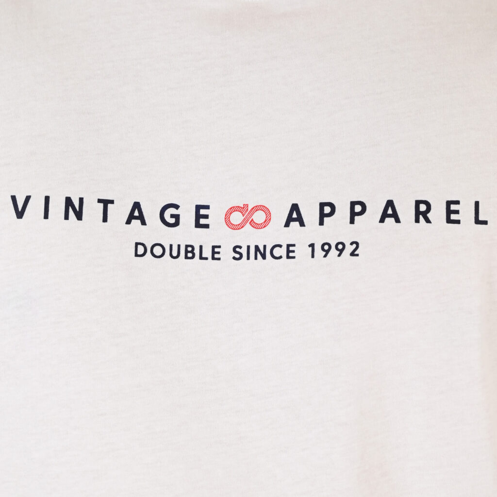 261TS-9125 T-SHIRT WITH DOUBLE PRESSED PRINT WHITE