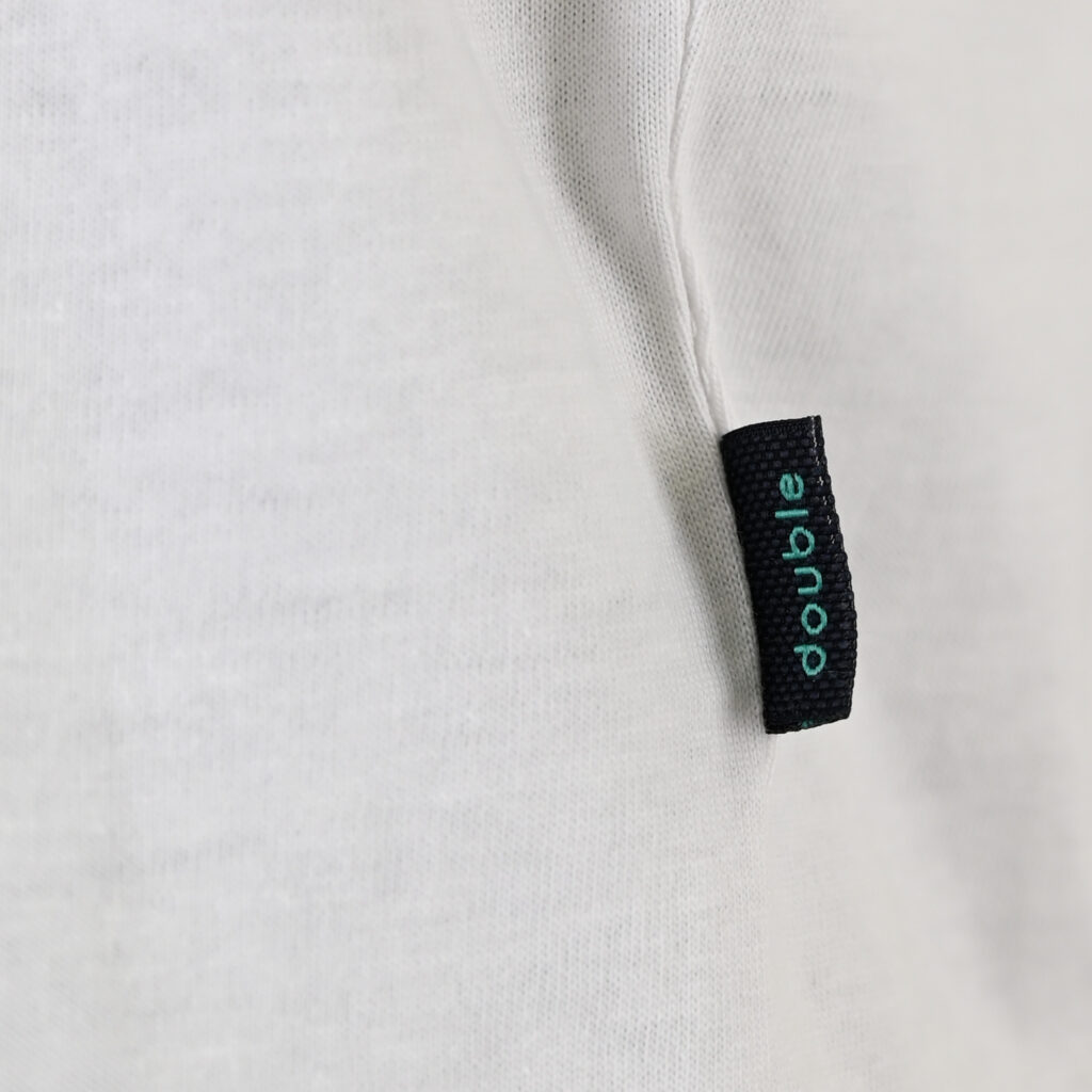 261TS-9125 T-SHIRT WITH DOUBLE PRESSED PRINT WHITE