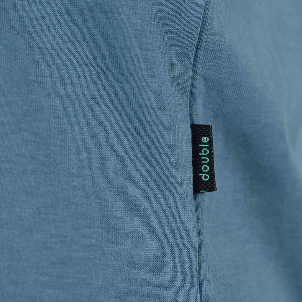 261TS-9125 T-SHIRT WITH DOUBLE PRESSED PRINT STONE BLUE