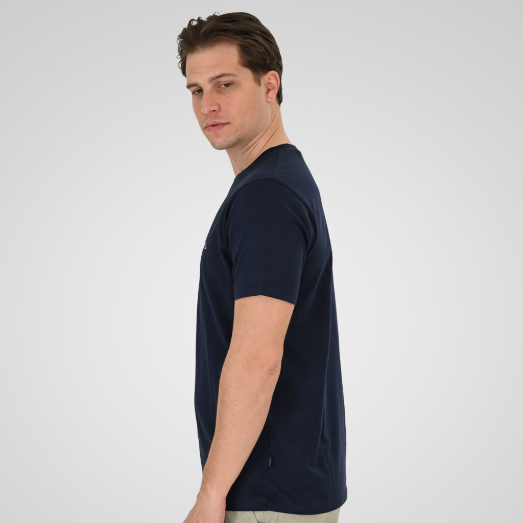 261TS-9125 T-SHIRT WITH DOUBLE PRESSED PRINT NAVY