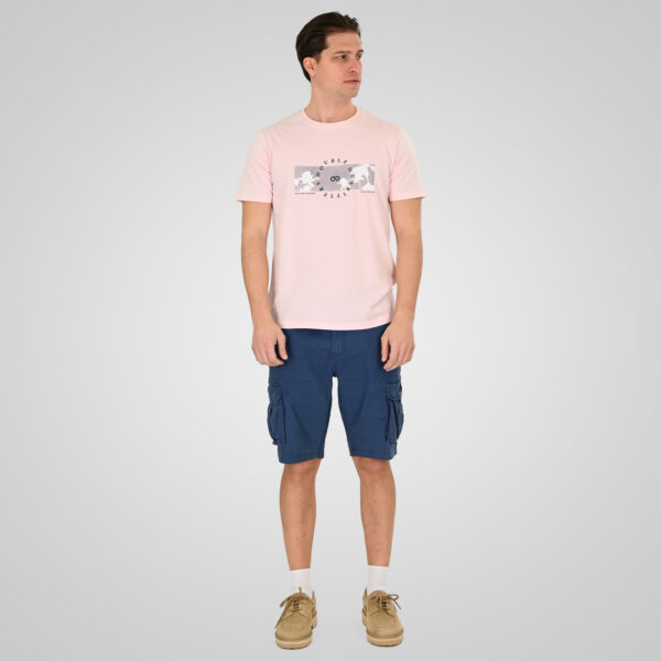 261TS-9127 T-SHIRT WITH DOUBLE PRESSED PRINT LT PINK
