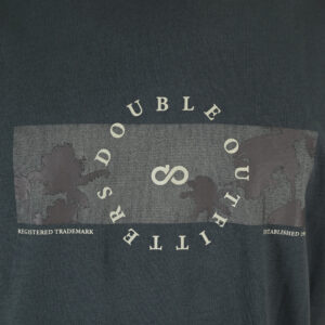 261TS-9127 T-SHIRT WITH DOUBLE PRESSED PRINT SHADOW GREY - Image 5