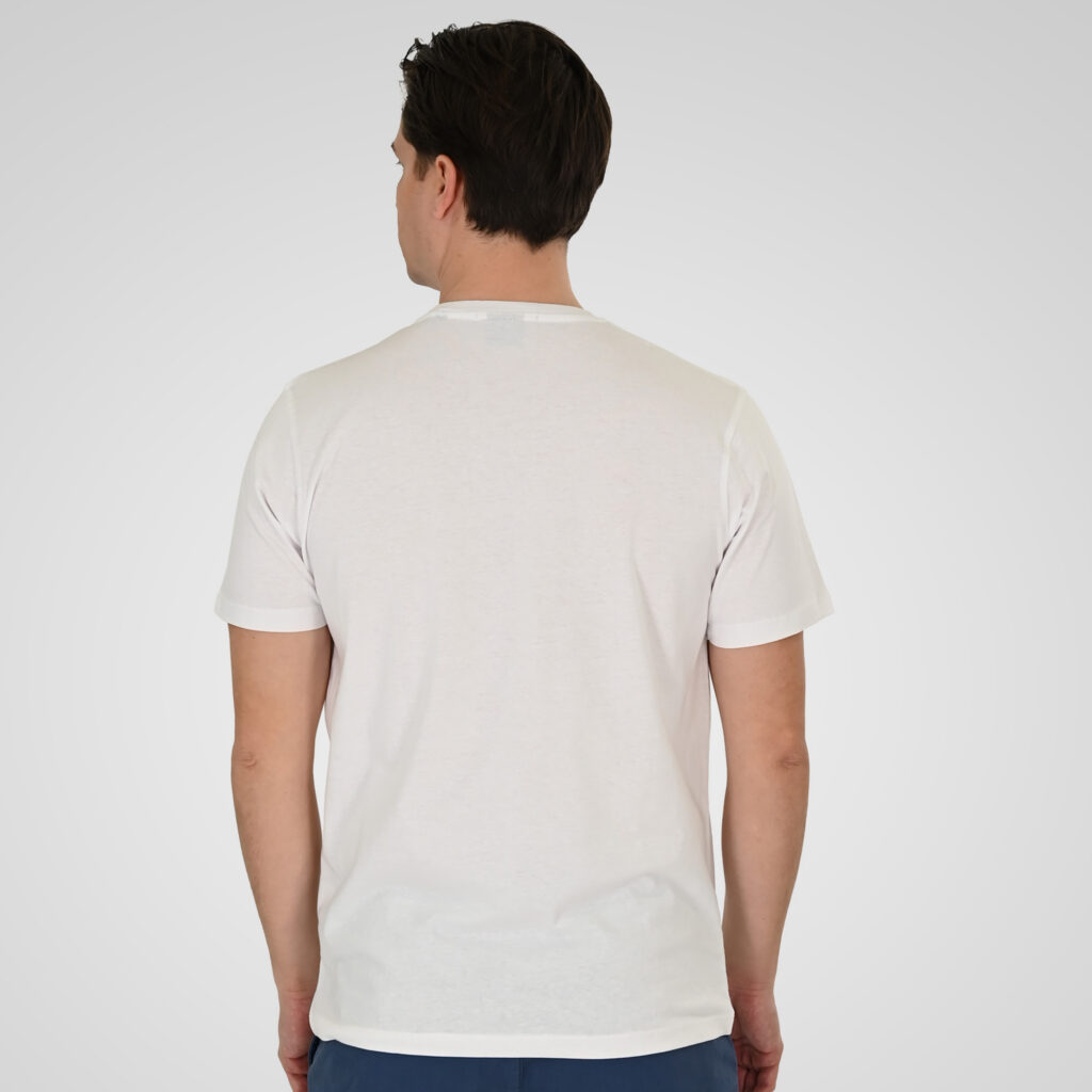 261TS-9127 T-SHIRT WITH DOUBLE PRESSED PRINT WHITE