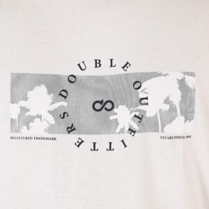 261TS-9127 T-SHIRT WITH DOUBLE PRESSED PRINT WHITE - Image 5