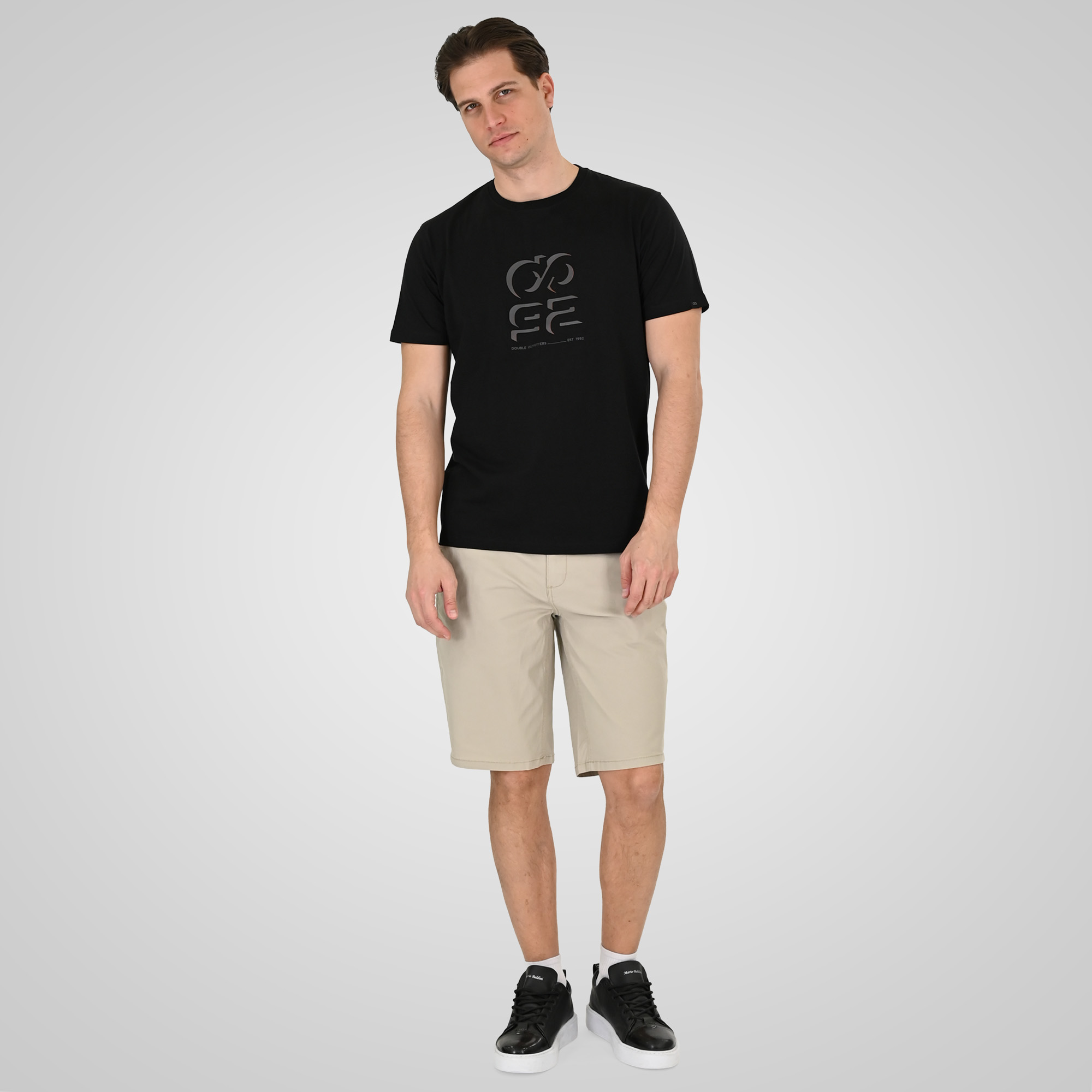 261TS-9128 T-SHIRT WITH HIGH DENSITY PRINT BLACK - Image 2