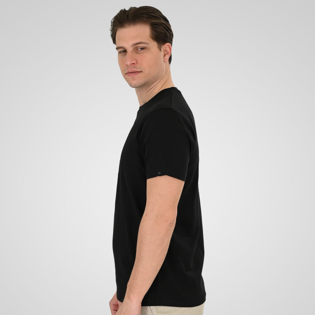 261TS-9128 T-SHIRT WITH HIGH DENSITY PRINT BLACK